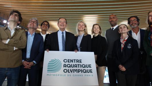 Visite du Centre Aquatique Olympique Métropole du Grand Paris