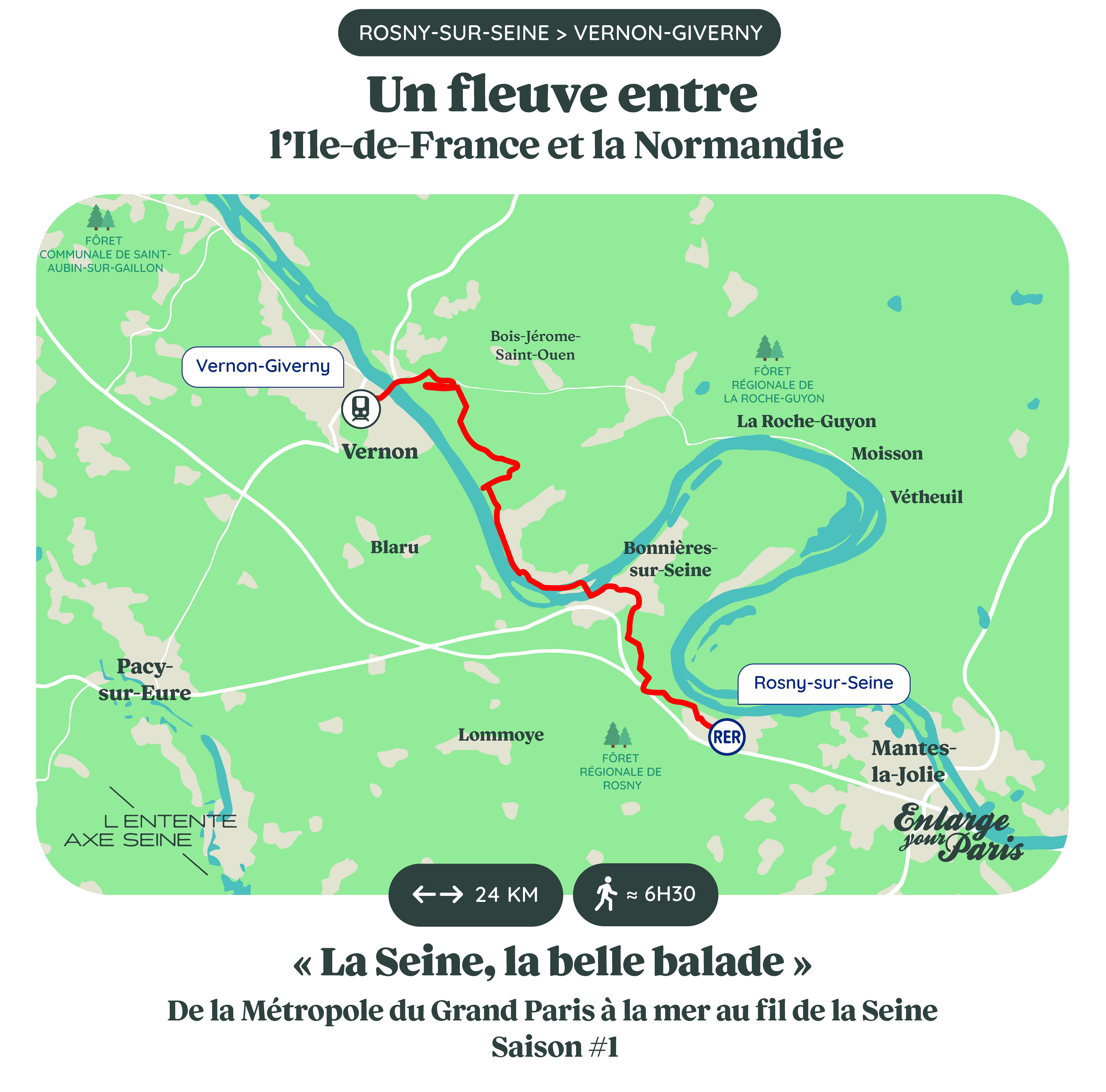 Un fleuve entre l'Ile-de-France et la Normandie