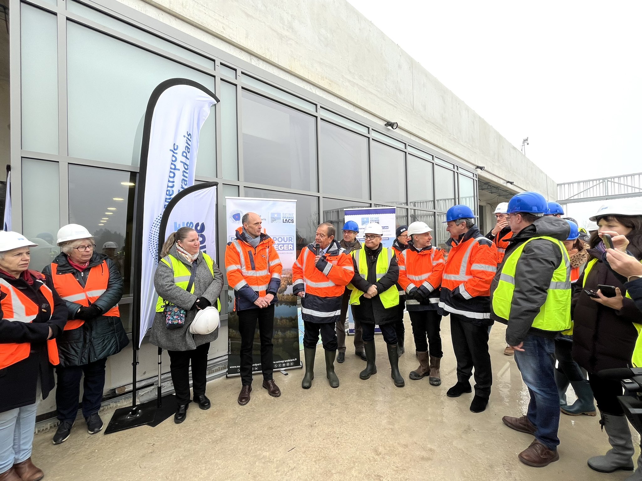 Lancement du Casier pilote Seine Bassée