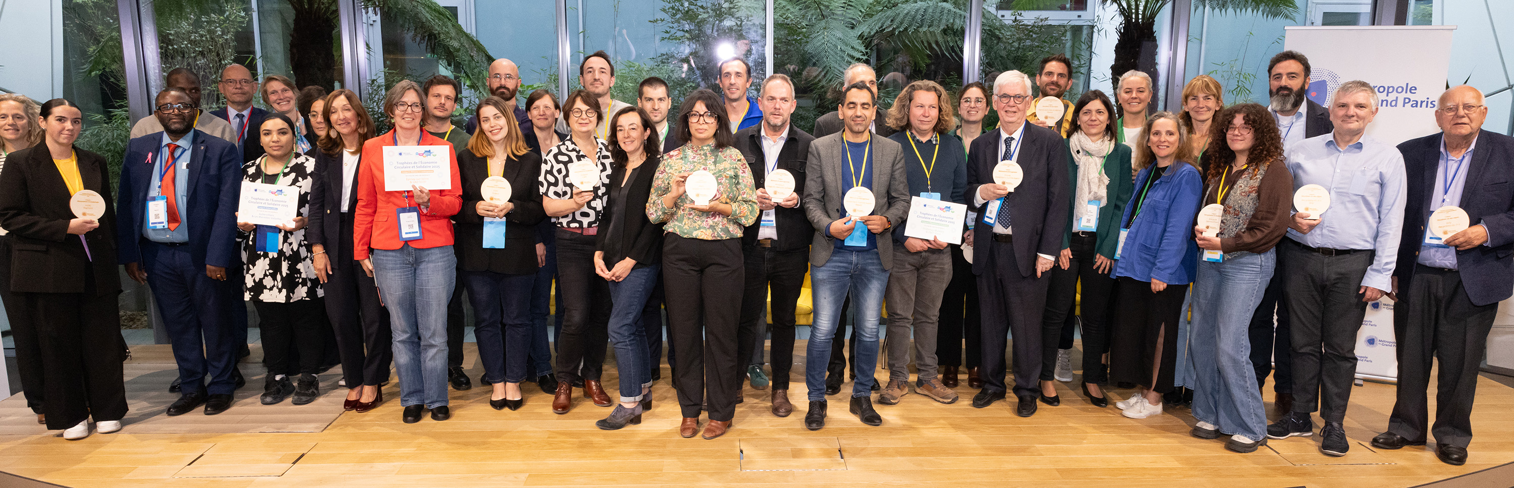 Remise des Trophées de l’économie circulaire et solidaire à Grand Paris Circulaire 2025