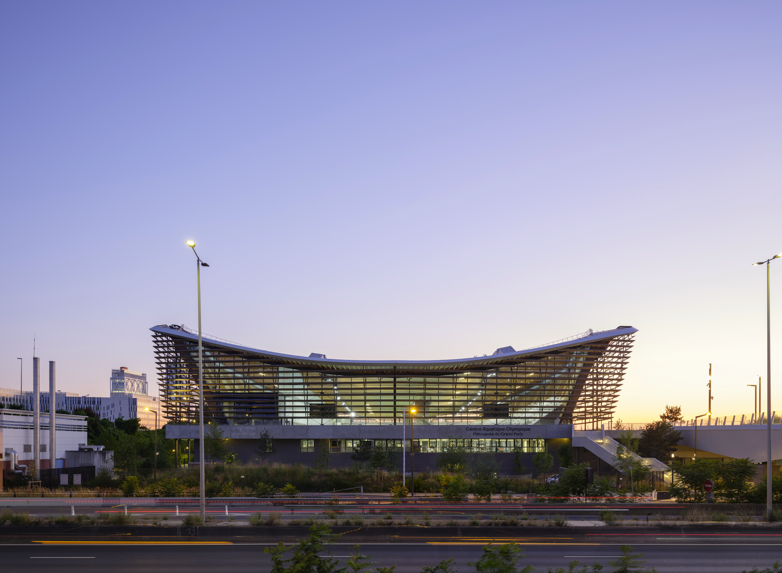 Le Centre Aquatique Olympique Métropole du Grand Paris en juillet 2025