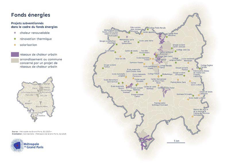 Projets subventionnés dans le cadre du Fonds Energies