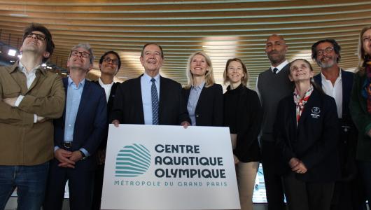 Visite du Centre Aquatique Olympique Métropole du Grand Paris 