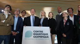 Visite du Centre Aquatique Olympique Métropole du Grand Paris 