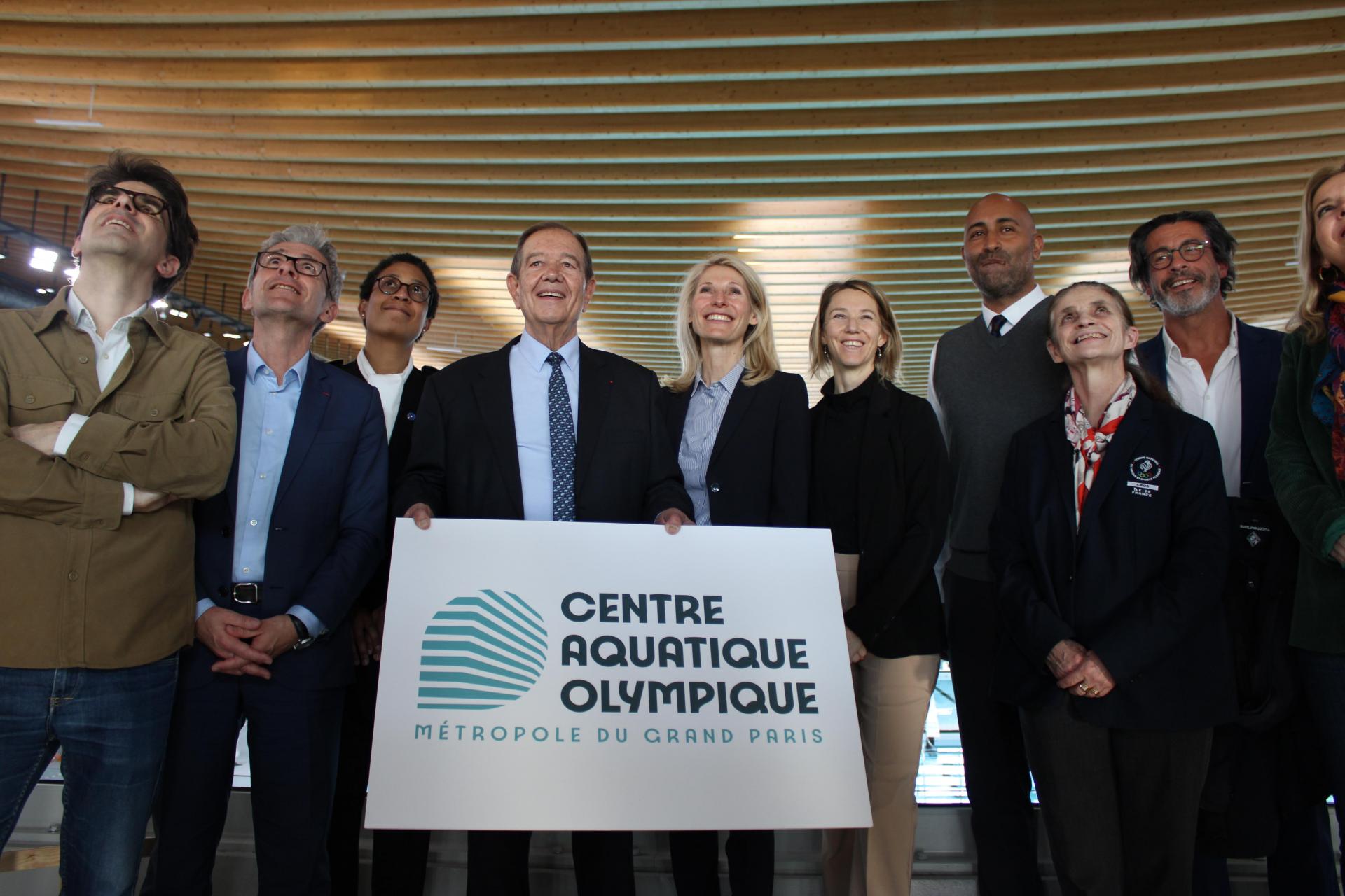 Visite du Centre Aquatique Olympique Métropole du Grand Paris 