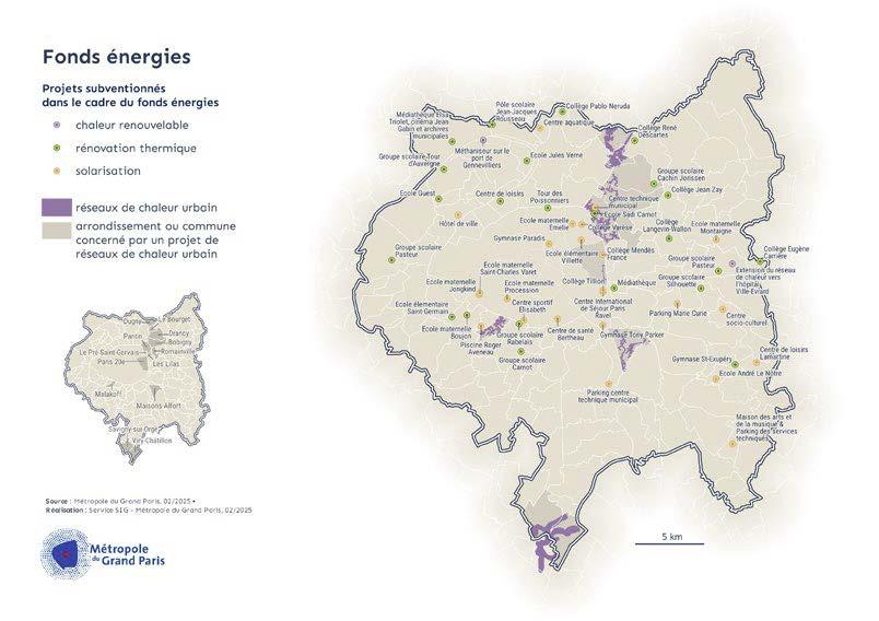 Projets subventionnés dans le cadre du Fonds Energies